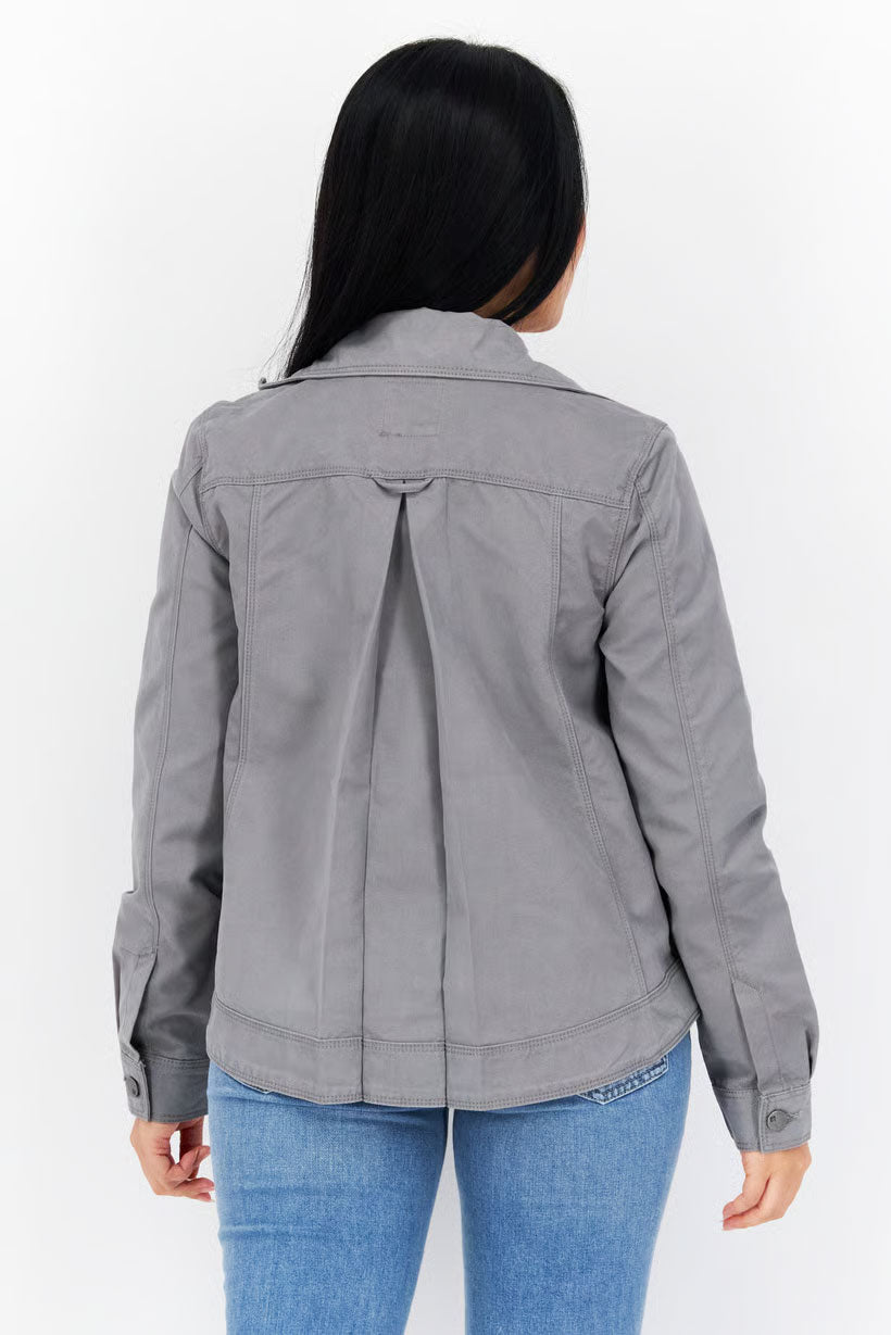 511 Tactical Grey Denim Jacket – Rugged Simplicity in a Feminine Fit