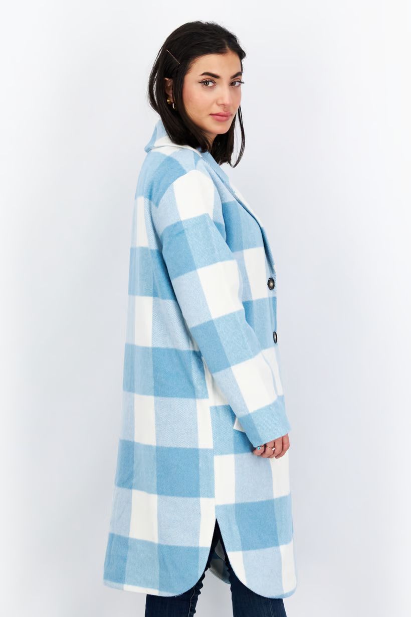 BB Dakota Plaid Trench – Patterned Perfection by Steve Madden