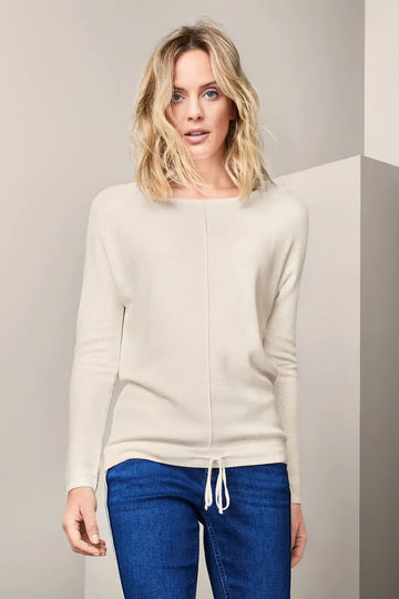 Tchibo Textured Long Sleeve Top – Subtle Elegance in White