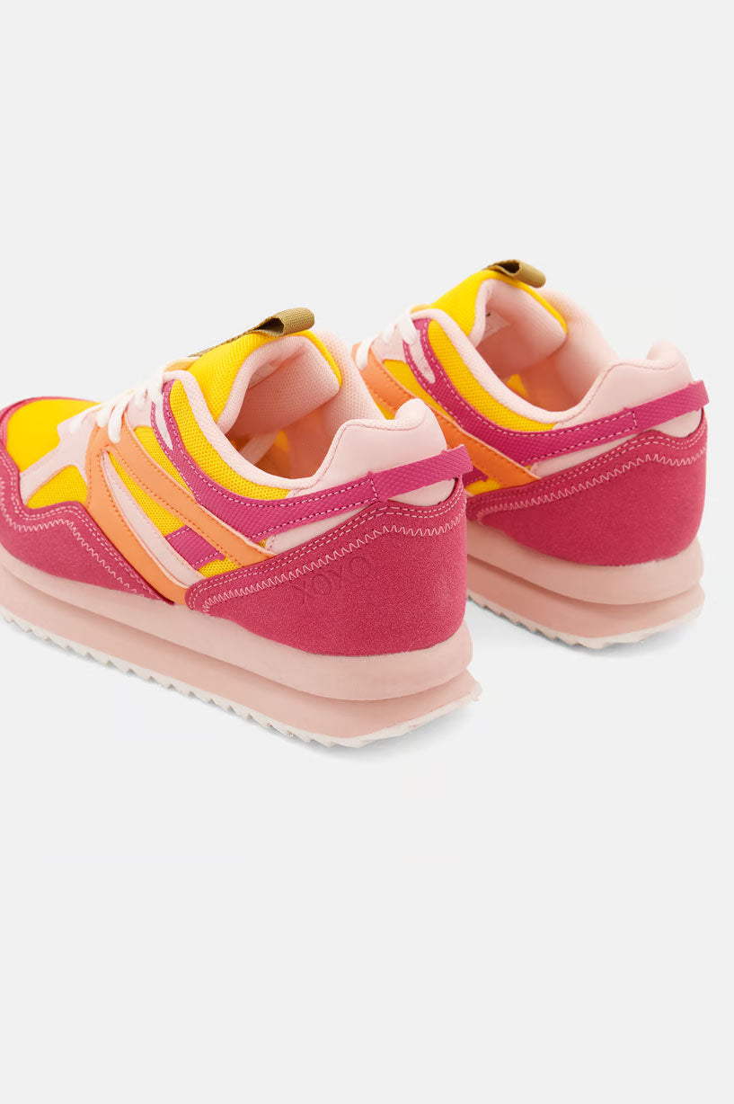 XOXO Orbit Lace-Up Training Shoes – Bold Movement in Dark Pink